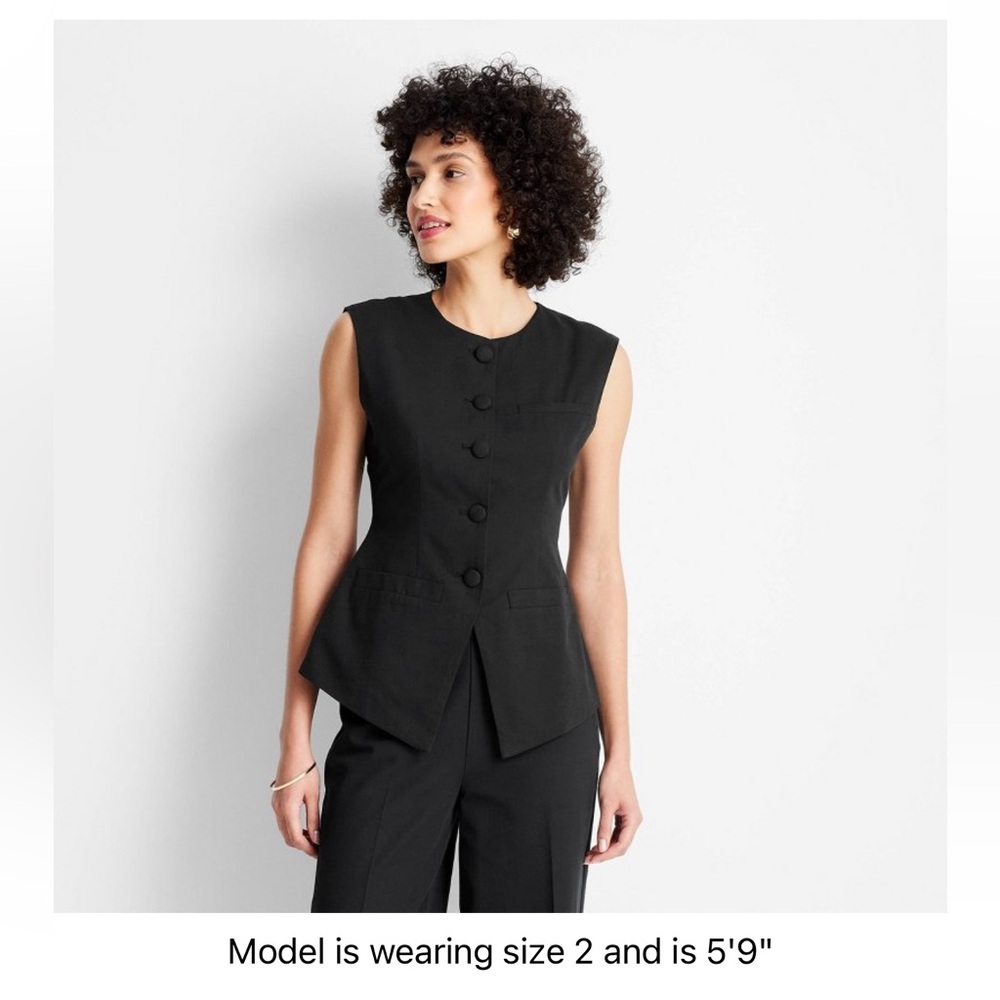 Future Collective Waistcoat Vest NWT Size 12
